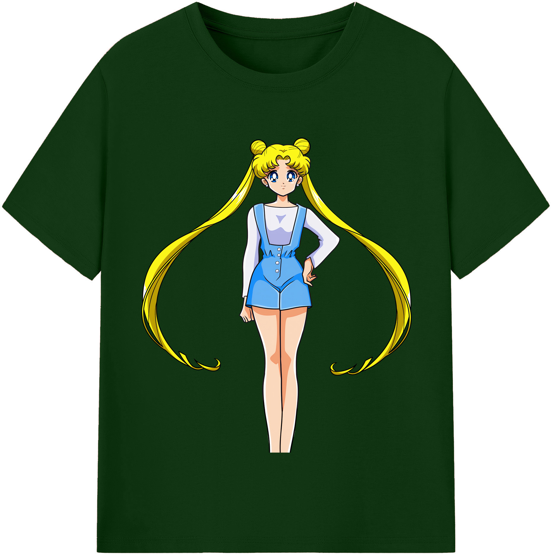 （画像用） 美少女戦士セーラームーン 愛野 美奈子 あいの みなこ Sailor Moon Aino Minako 綿100％半袖Tシャツ（フロントプリント）